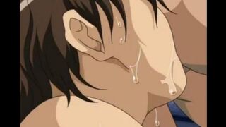 Nympho gets her pussy spanked and fucked in various positions in this hot hentai video