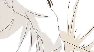 Nympho gets her pussy spanked and fucked in various positions in this hot hentai video