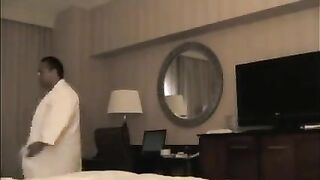 A young guy brought a prostitute to the hotel room to fuck