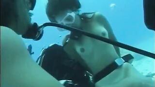 Sex in the pool with a girl with a hairy pussy