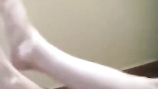A girl has a nicotine addiction, so she gets burned when she’s drunk