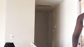 Black guy fucked tight white ass in a stunning couch scene
