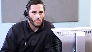 Employees got fucked on the table in an office
