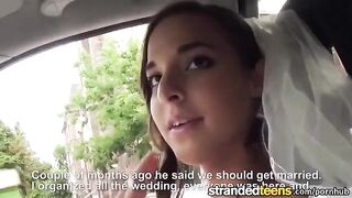 A newly married bride got fucked by a taxi driver