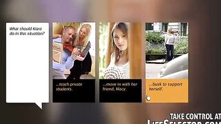 A cool video shows how to remove the clothes from a young beauty