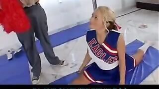 A gymnast has awesome sex while sitting on the twine