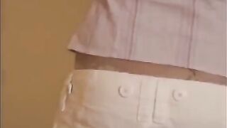 An Asian girl was fucked by a monster in the mouth