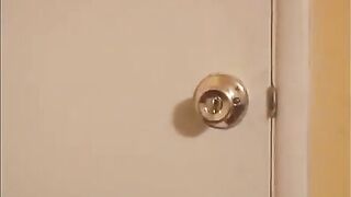 An Asian girl was fucked by a monster in the mouth