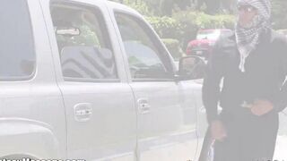 A man received a massage from three hot girls with big tits