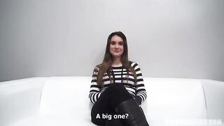 The girl was fucked at the casting in the agency for Czechs