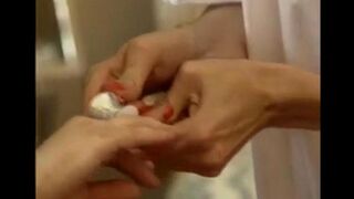 Three girls fucked each other in their ass without using their hands