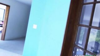 Alexia Gold made a black guy cum after sucking his cock