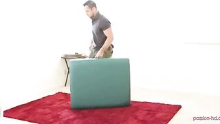 The masseur could not restrain himself and fucked his client on the massage table