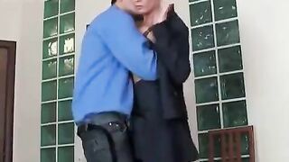 A Russian lady boss seduced her young employee boy