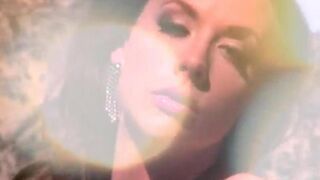 A luxurious whore in sexy stockings has a lot of nonsense in her ass
