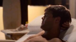 A selection of hot cumshots on the face of Jesse Rogers