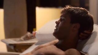 A selection of hot cumshots on the face of Jesse Rogers