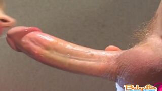 A divorced woman has anal sex with a supermarket cashier for money
