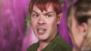 Two mermaids sucked and fucked by Peter Pan in an intense FFM scene