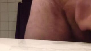 Fingered cunt with hot cum shot on the table’s surface