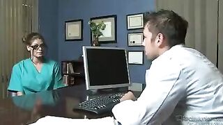 Nurses have perverted sex with their patients in the hospital