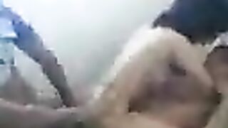 Young Asian beauty didn't refuse two guys at once