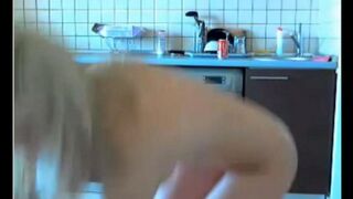 A young person masturbates with a partner in a video chat