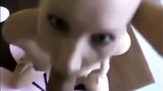 The chick gets her head down and sucks cock deeply in this hot vid