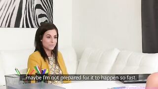Tracy Lindsay has a sexy lesbian casting with a female agent, enjoy!
