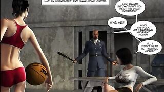 A cartoon where a woman is depicted as an adult, full of lust