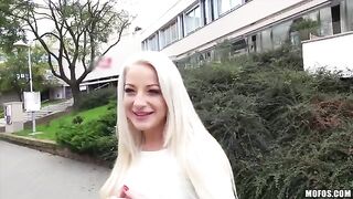 Private casting with a sexy blonde that has a great sex skills