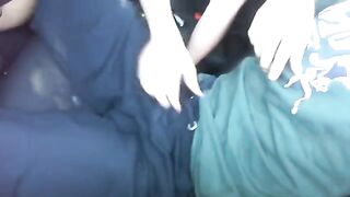 The guy started sucking in the car with a young girl