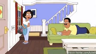 Porn parody of a famous Cleveland show episode