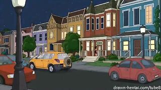 Porn parody of a famous Cleveland show episode