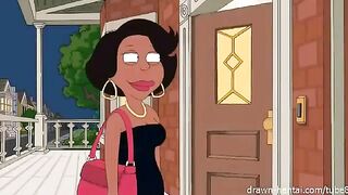 Porn parody of a famous Cleveland show episode
