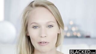 Negro almost tore up the hole of a white girl