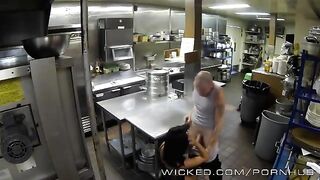 The girl worked hard and wanted to relax, so she got intimate