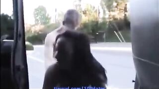 A beautiful woman with natural big tits gets fucked hard
