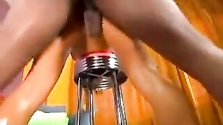 Sandra Roman gets her pussy smashed hard by a huge cock in all poses