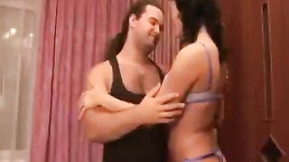 The man fucked a gymnast in various poses, it was amazing