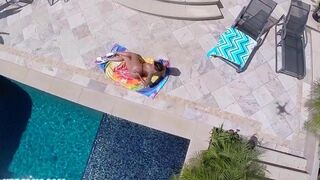 A negro with a huge cock fucked his neighbor in all holes