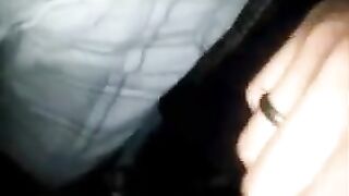 Fingered cock in the subway, then cum immediately in his pants