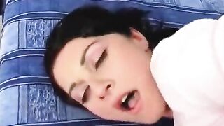 Analyze hot anal sex with a guy and a girl on the face