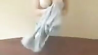 A chick with big milk teaches you how to do it
