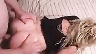 The man fucked at home the point of his wife, who was very sexy
