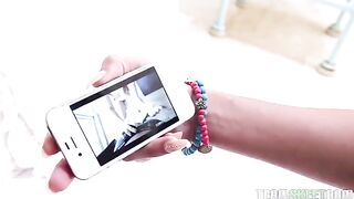 Alaina Kristar got so horny after watching a porn video and had to fuck