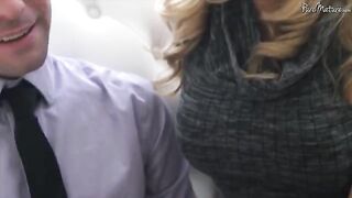 A cute girl with a shaved pussy is fucking