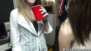 Instead of paying, the girls offered the collector a rave party