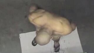 A naked man has been spied on in the shower, and it’s quite exciting