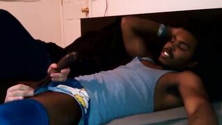 Blacks and white porn with a passionate interracial encounter on the bed